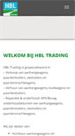 Mobile Screenshot of hbltrading.nl